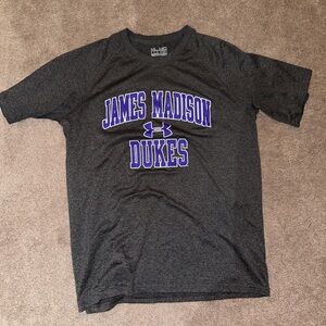 Under Amour gray JMU tshirt size M